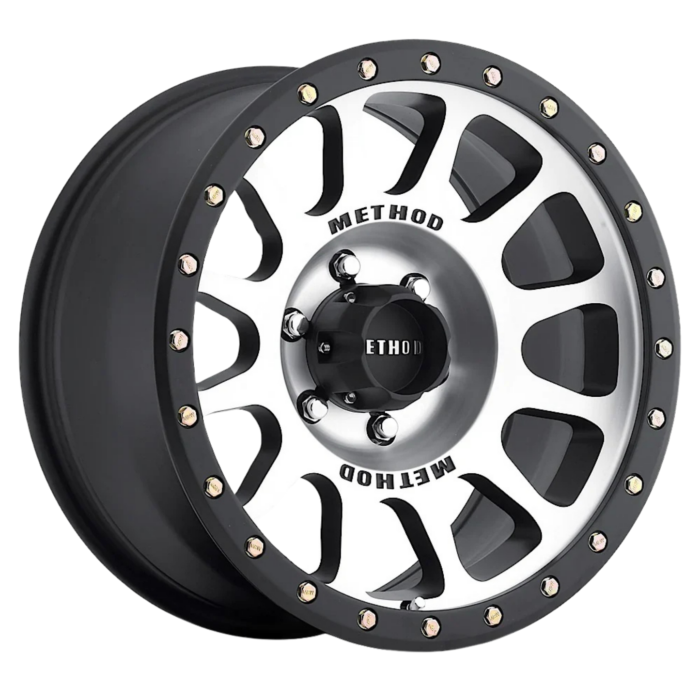 METHOD 305 MACHINED BLACK LIP 6X139.7 R18