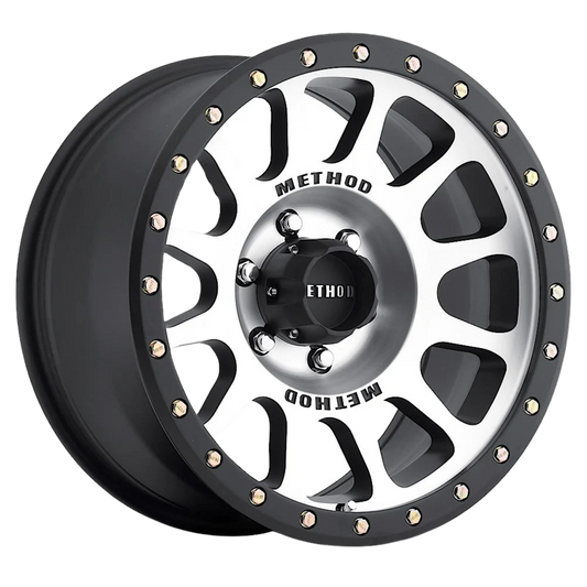 METHOD 305 MACHINED BLACK LIP 6X139.7 R18