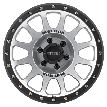 METHOD 305 MACHINED BLACK LIP 6X139.7 R18